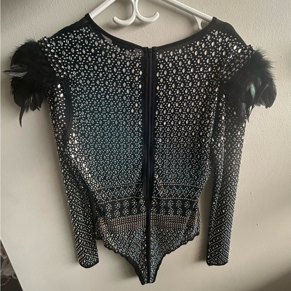 Fashion Nova, Very unique, Beautiful Sparkly bodysuit, size XL, New with tags - Picture 5 of 8